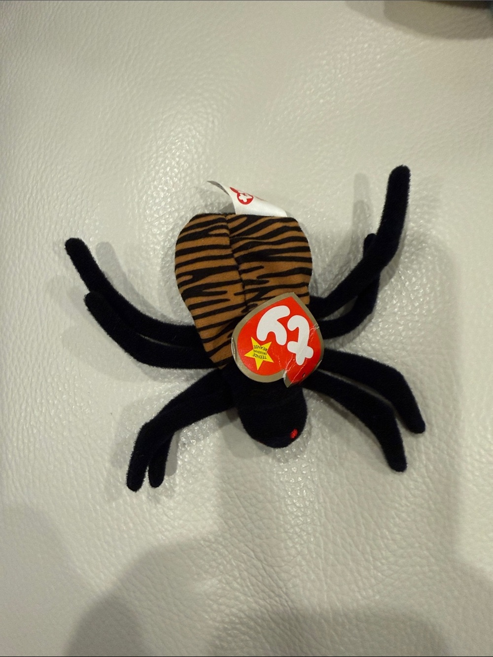 Ty Teenie Beanie Babies Spinner the Spider Plushie